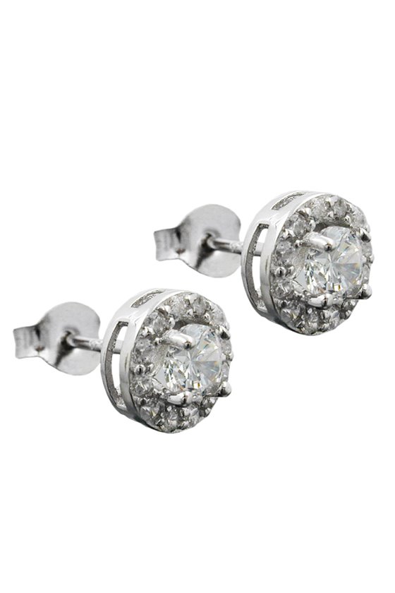 EARRING WITH ZIRCONIAS SILVER 925