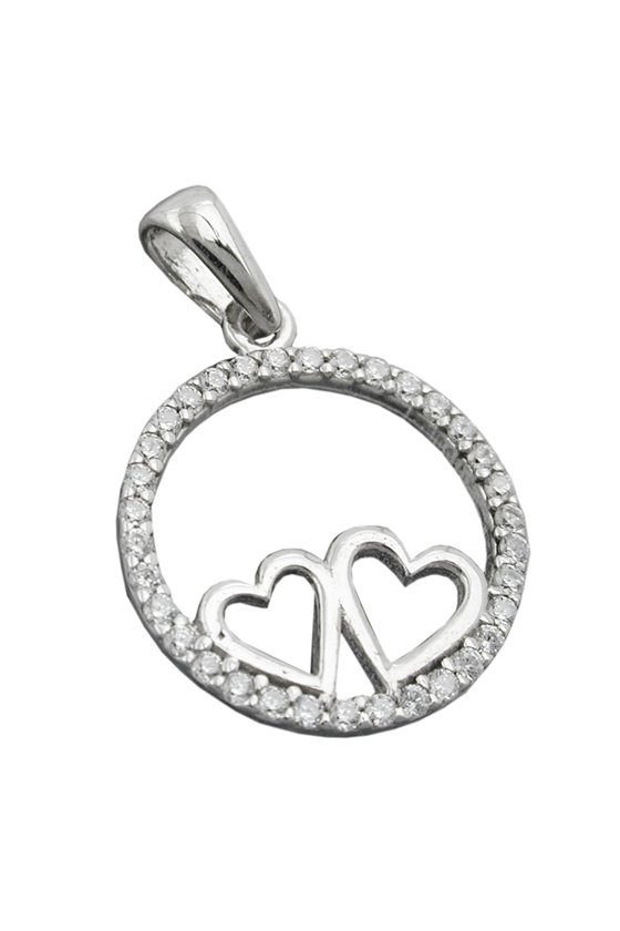 PENDANT WITH ZIRCONIAS SILVER 925