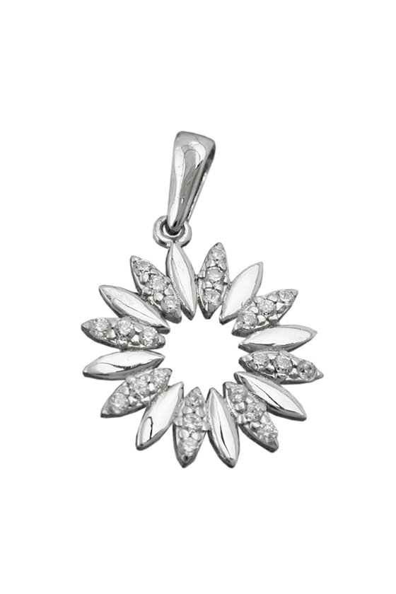 PENDANT WITH ZIRCONIAS SILVER 925