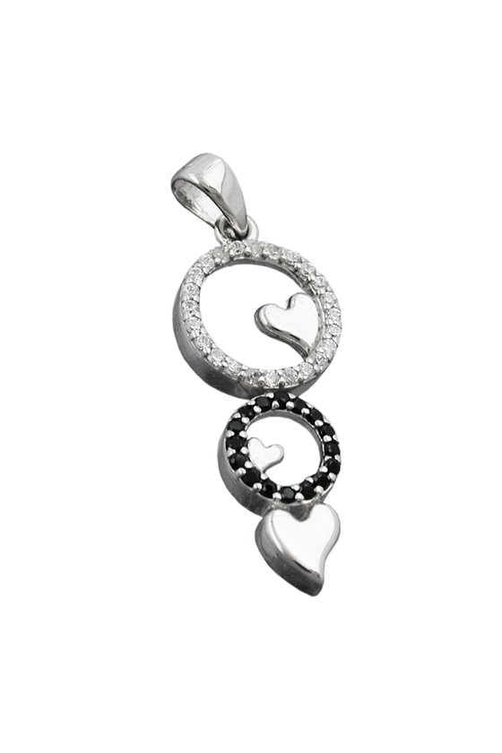 PENDANT WITH ZIRCONIAS SILVER 925