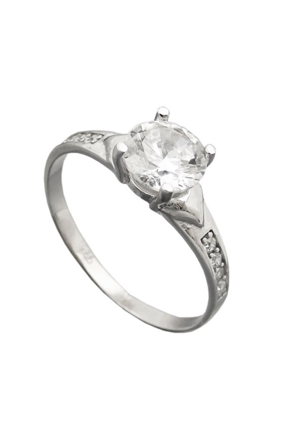 RING ZIRCONIA 6MM SILVER 925