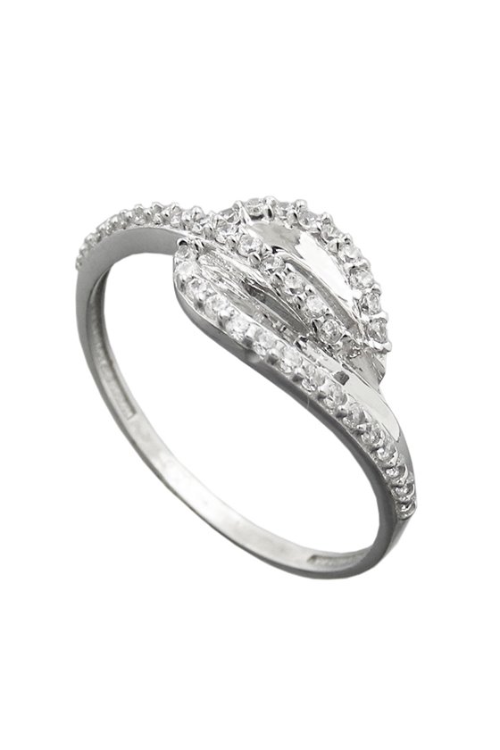 RING WITH MANY ZIRCONIAS SILVER 925
