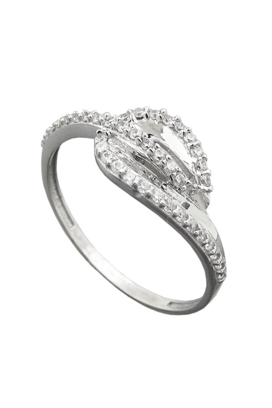 RING WITH MANY ZIRCONIAS SILVER 925