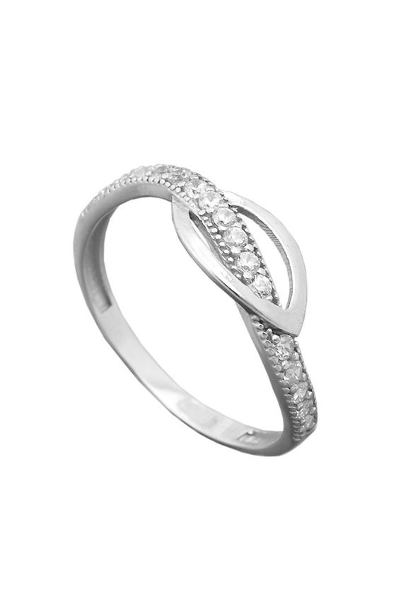RING WITH ZIRCONIAS SILVER 925