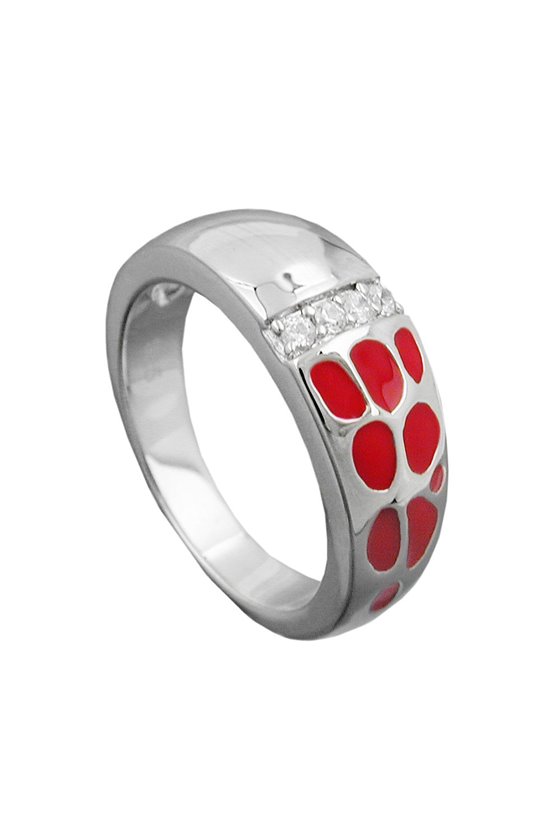 RING WITH ZIRCONIA SILVER 925