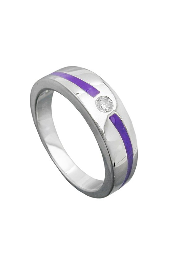 RING WITH ZIRCONIA SILVER 925
