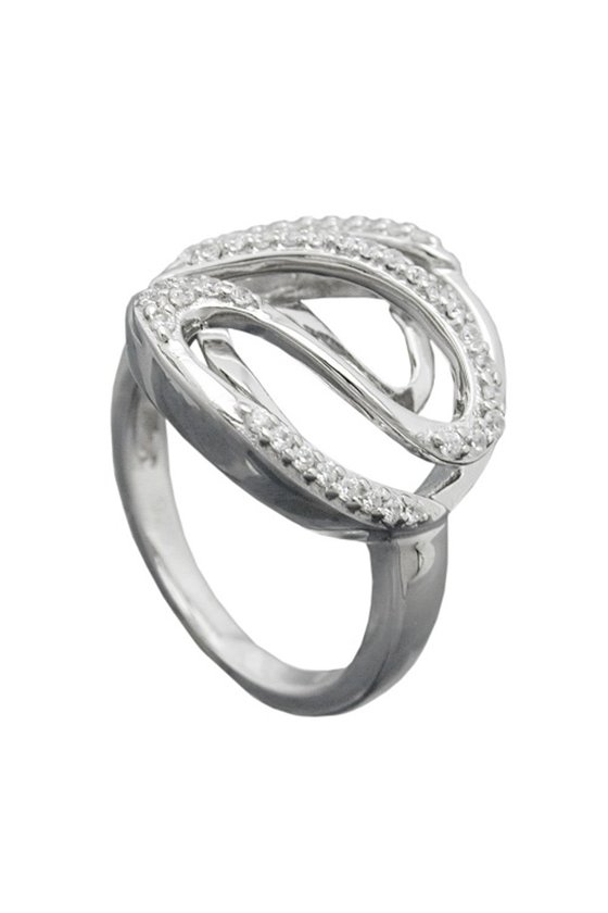 RING WHITE ZIRCONIAS SILVER 925
