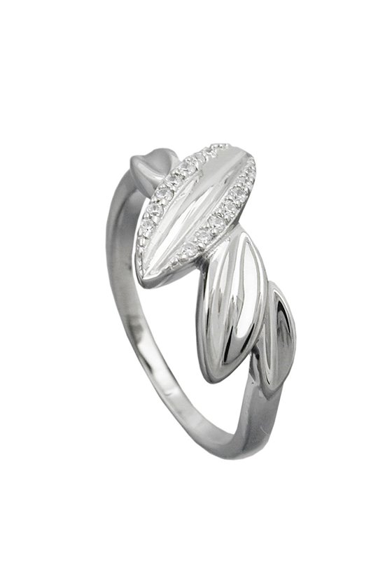 RING WITH ZIRCONIAS SILVER 925