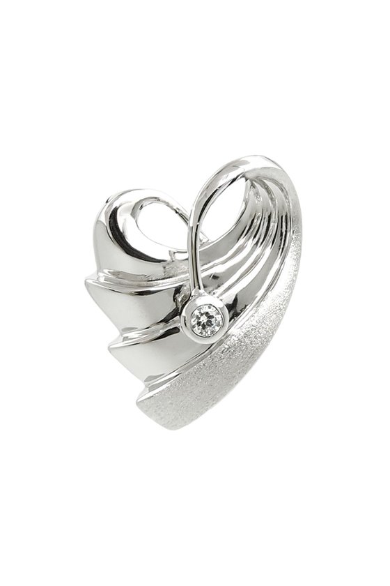 PENDANT HEART WITH ZIRCONIA SILVER 925