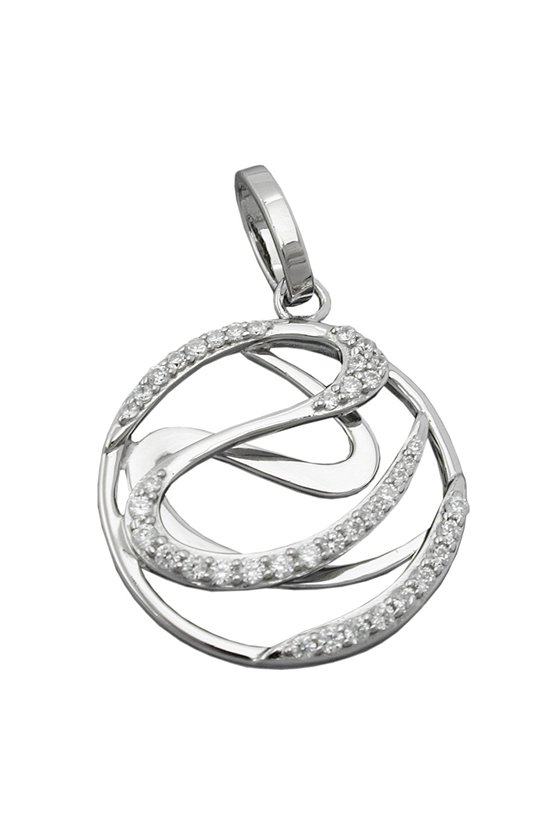 PENDANT WITH ZIRCONIAS SILVER 925