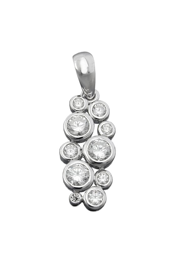 PENDANT WITH ZIRCONIAS SILVER 925
