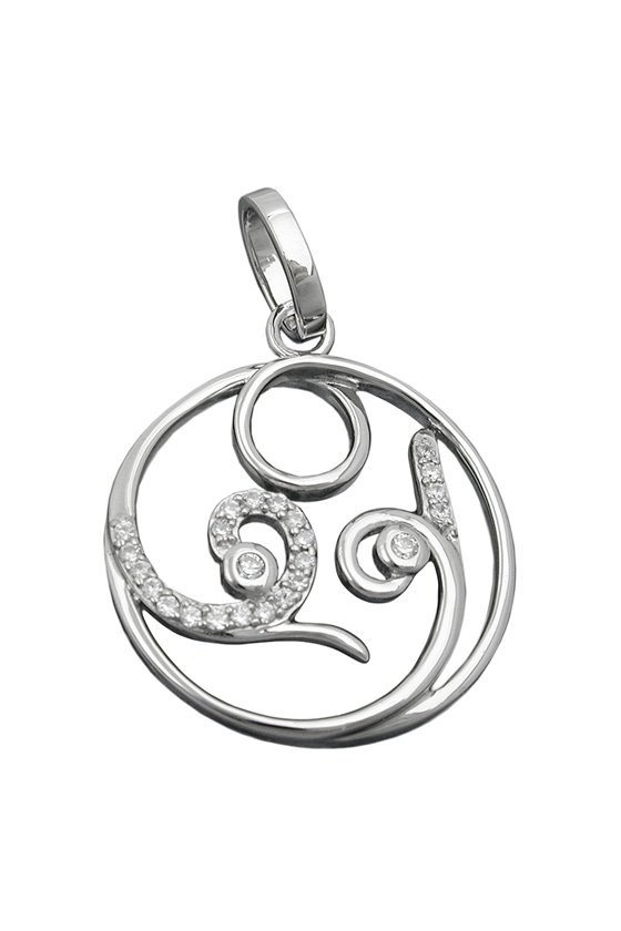 PENDANT WITH ZIRCONIAS SILVER 925