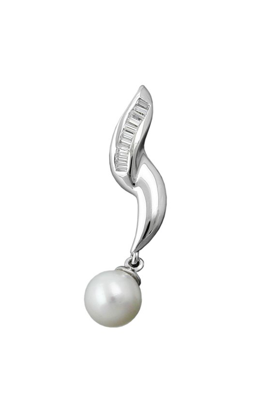 PENDANT PEARL AND ZIRCONIAS SILVER 925