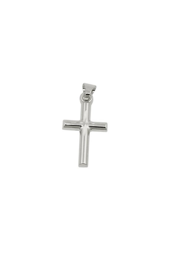 PENDANT CROSS POLISHED SILVER 925