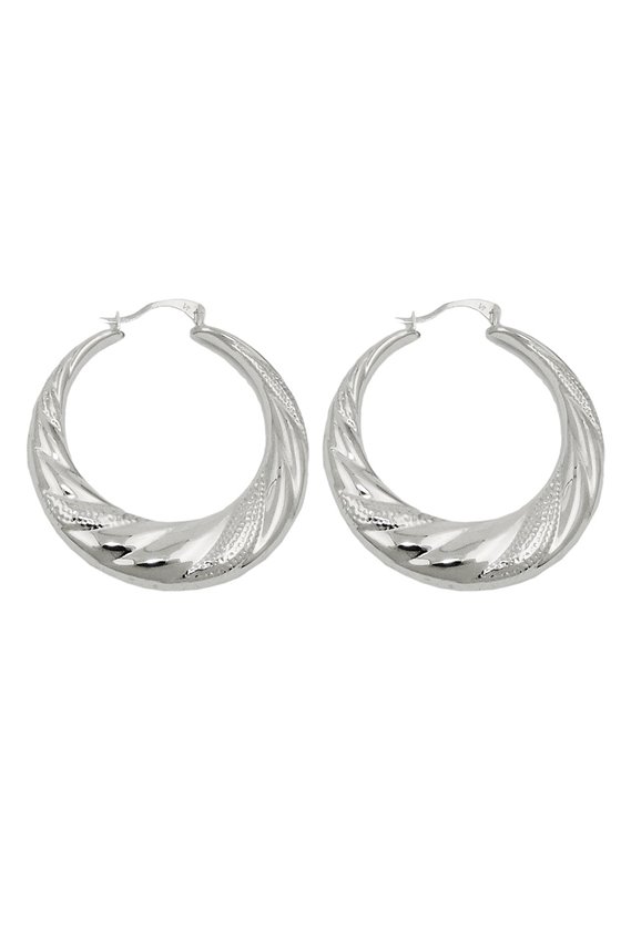 HOOP EARRINGS SILVER 925