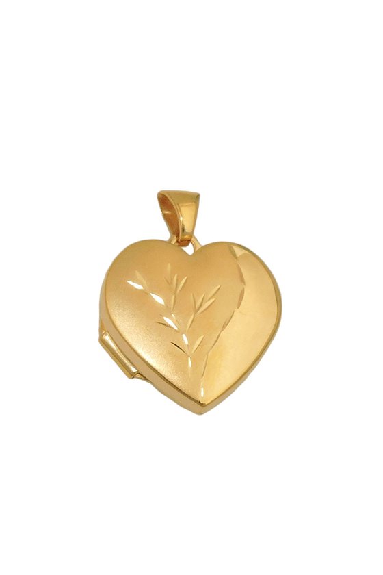 PENDANT LOCKET GOLD PLATED SILVER 925