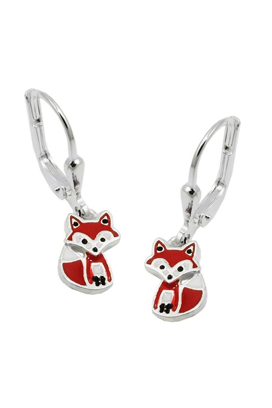 LEVERBACK EARRINGS FOX SILVER 925