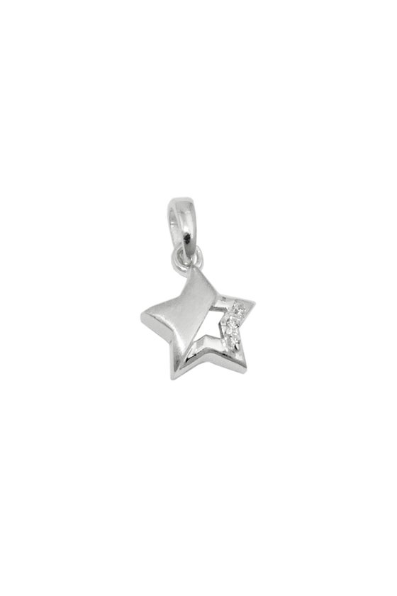 PENDANT STAR ZIRCONIA SILVER 925