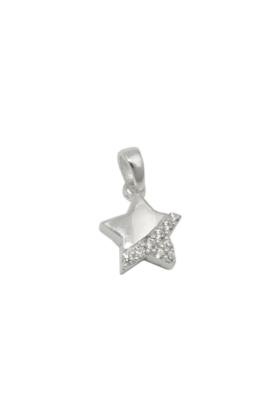 PENDANT STAR ZIRCONIA SILVER 925