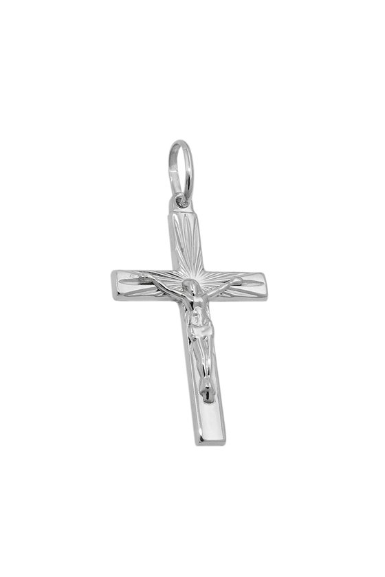 PENDANT CROSS WITH JESUS SILVER 925