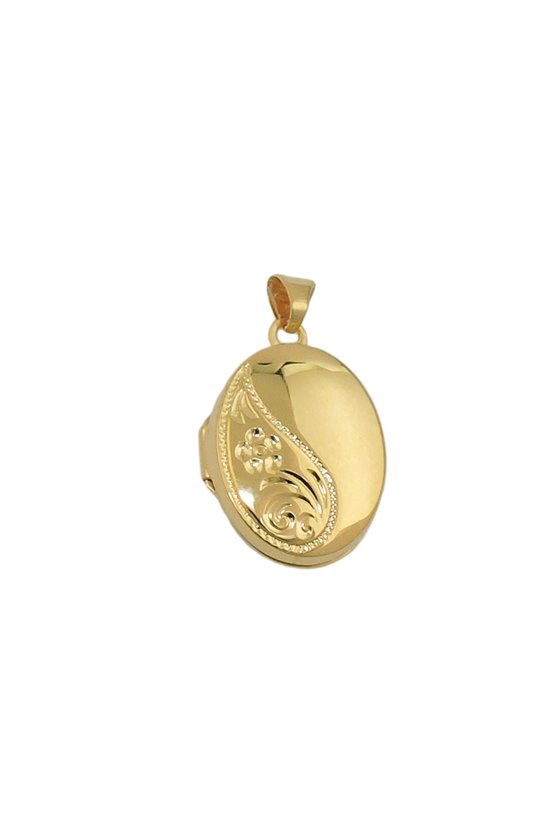 PENDANT LOCKET GOLD PLATED SILVER 925