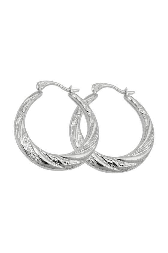 HOOP EARRINGS SILVER 925