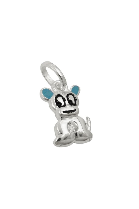 PENDANT LITTLE DOG ZIRCONIA SILVER 925