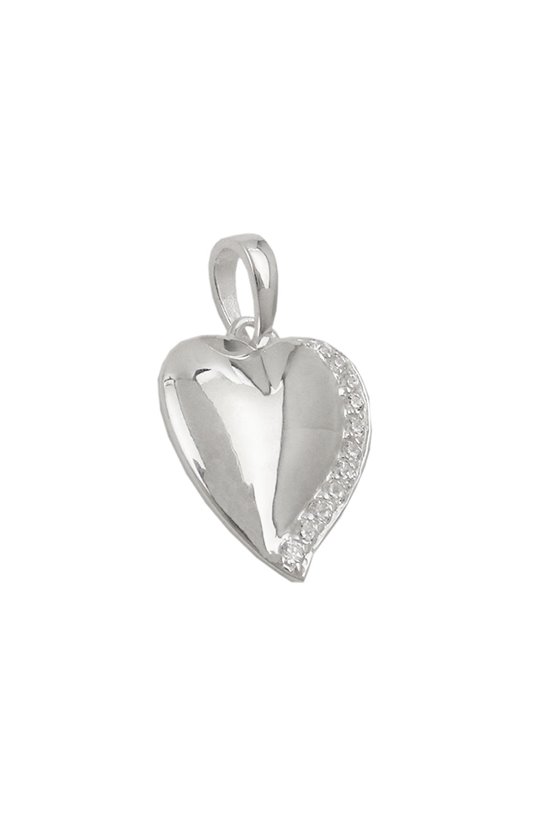 PENDANT HEART WITH ZIRCONIA SILVER 925