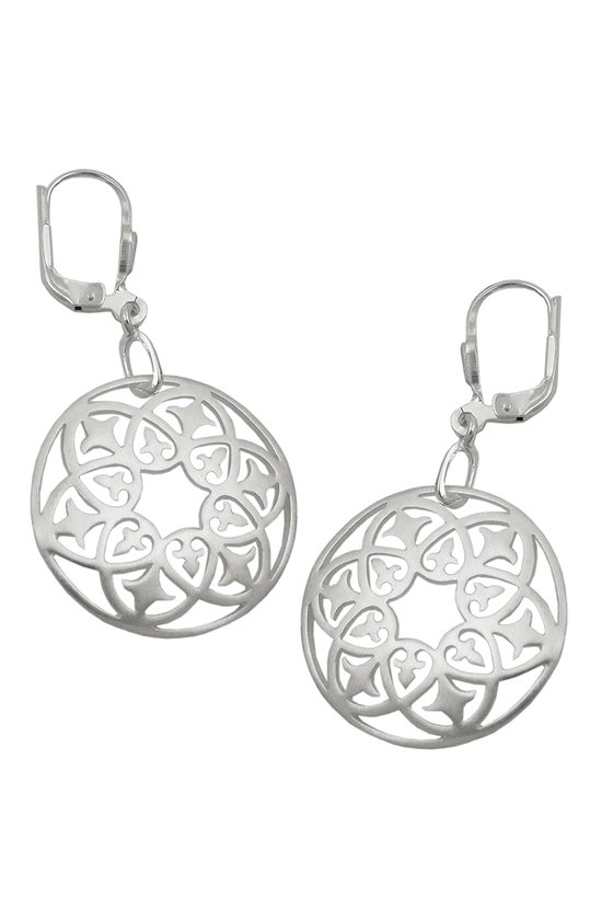 LEVERBACK EARRINGS ZIRCONIA SILVER 925