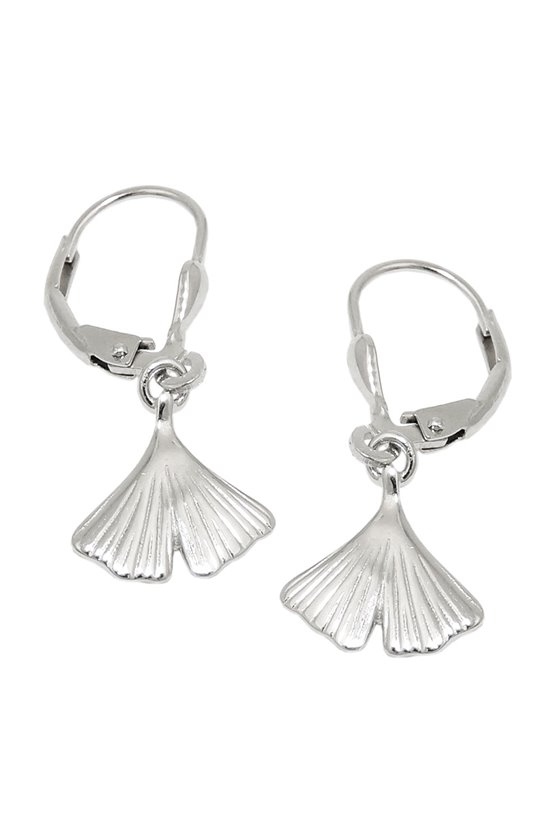 LEVERBACK EARRINGS GINKGO SILVER 925