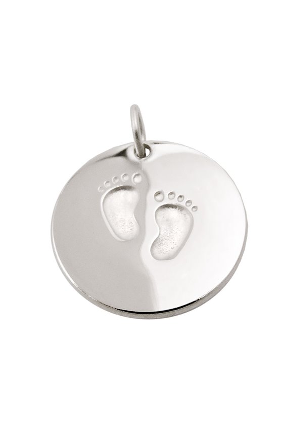 PENDANT ROUND WITH FEET SILVER 925