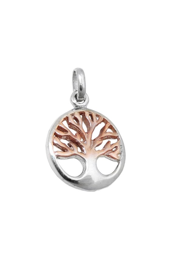 PENDANT TREE OF LIVE BICOLOR SILVER 925
