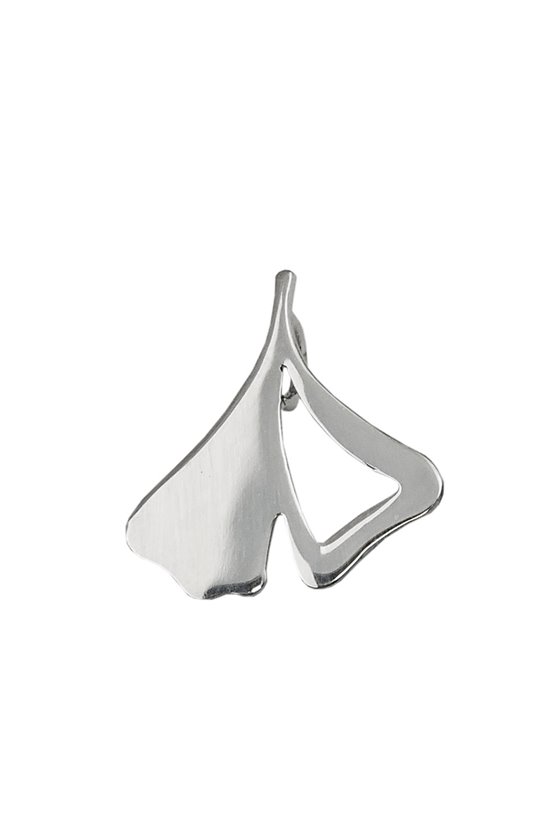 PENDANT GINKGO LEAF SHINY SILVER 925