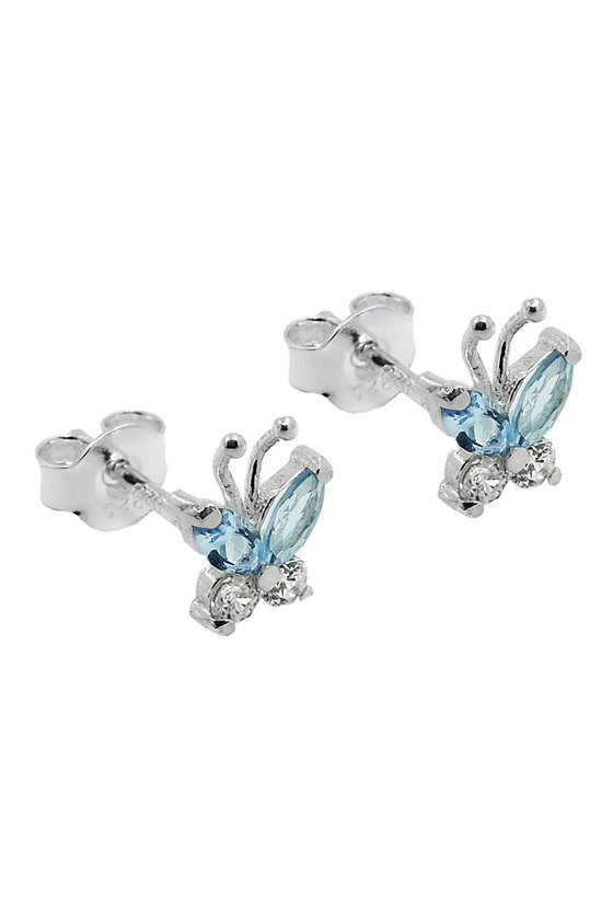 EARRINGS STUDS BUTTERFLY SILVER 925