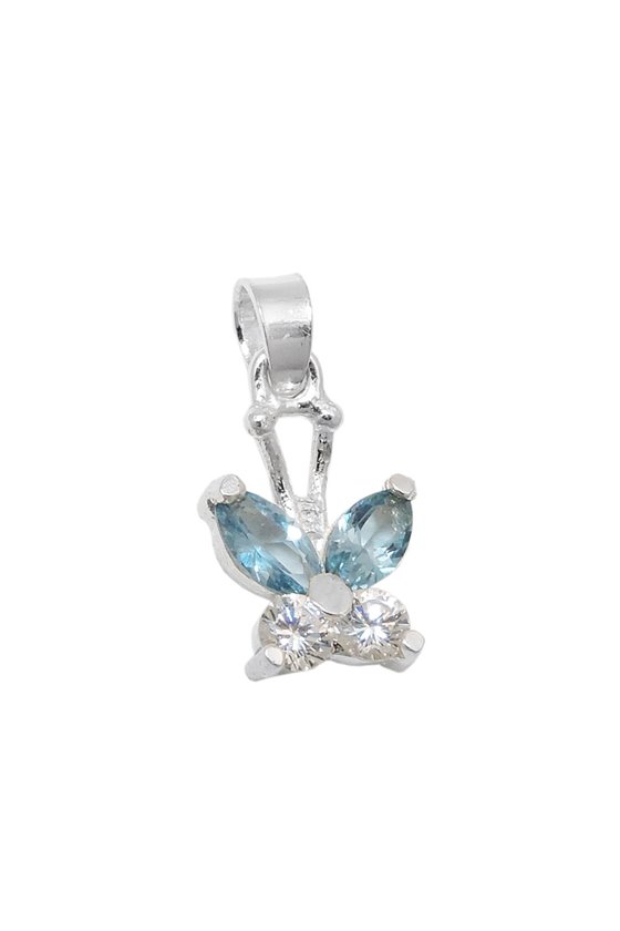 PENDANT BUTTERFLY ZIRCONIA SILVER 925