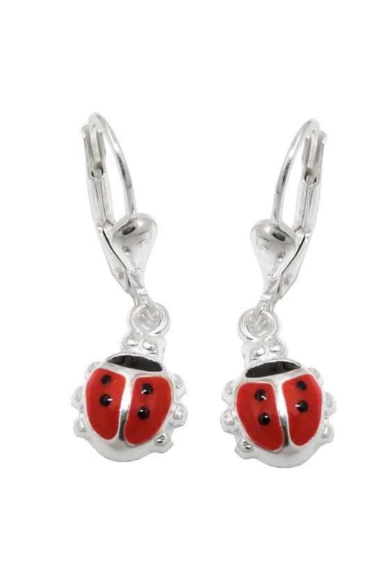 EARRINGS LADYBIRD SILVER 925