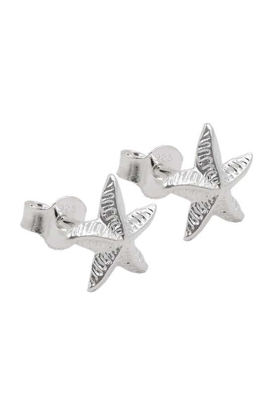 EARRINGS STUDS STARFISH SILVER 925