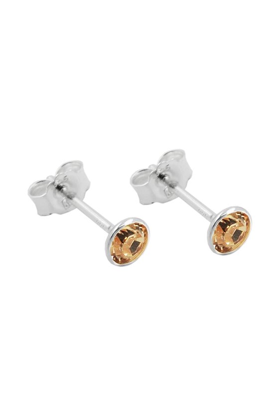 EARRING STUDS ZIRCONIA SILVER 925