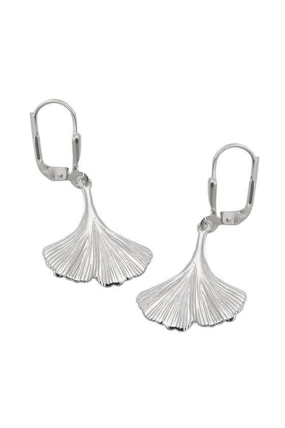 LEVERBACK EARRINGS GINKGO SILVER 925