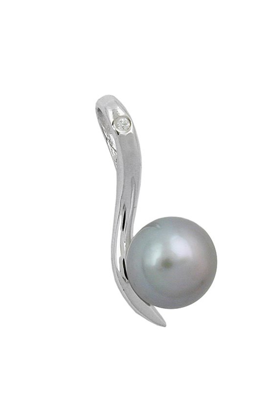 PENDANT PEARL & ZIRCONIA SILVER 925