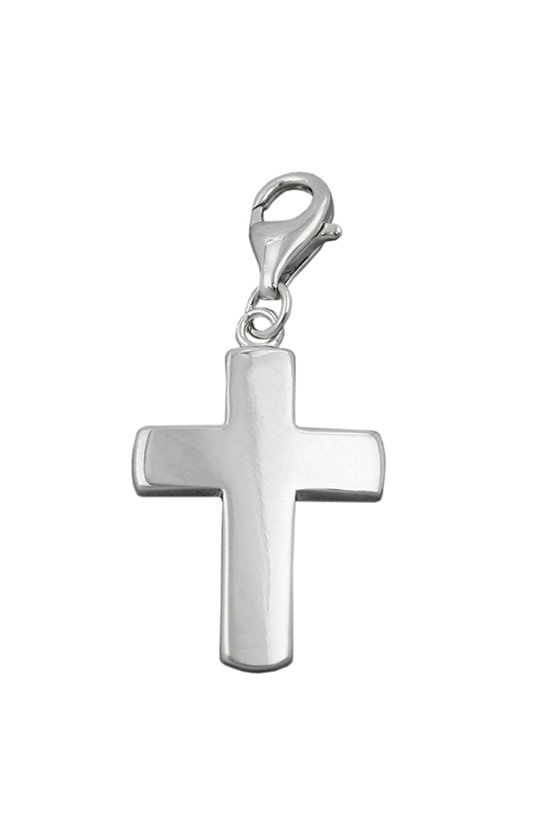 PENDANT CHARM CROSS SILVER 925