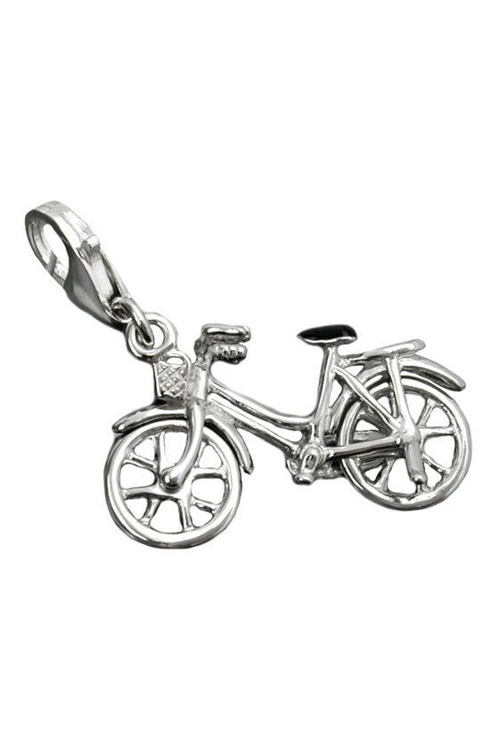 PENDANT CHARM BICYCLE SILVER 925