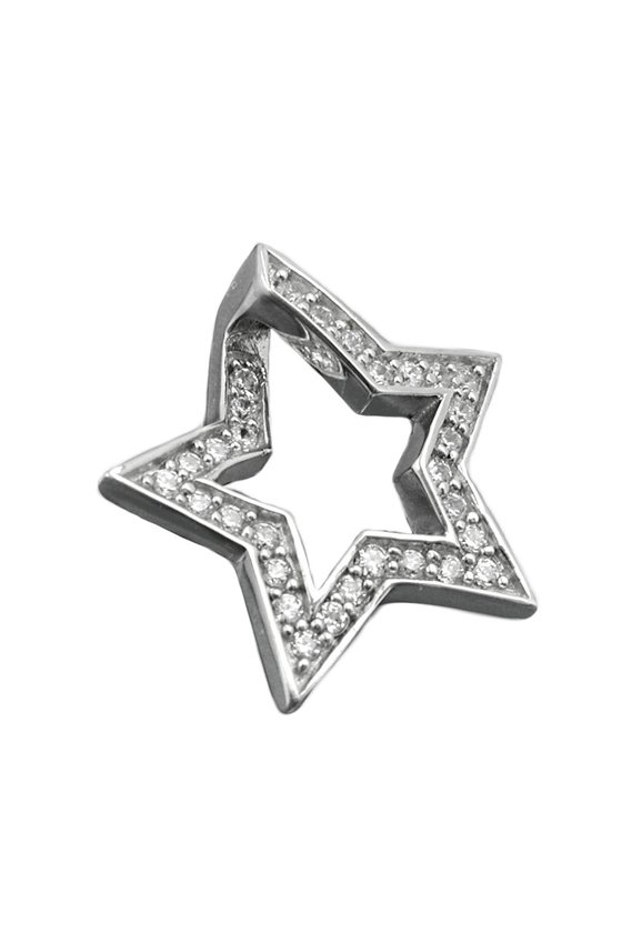 PENDANT STAR WITH ZIRCONIA SILVER 925