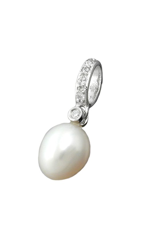 PENDANT PEARL & ZIRCONIA SILVER 925