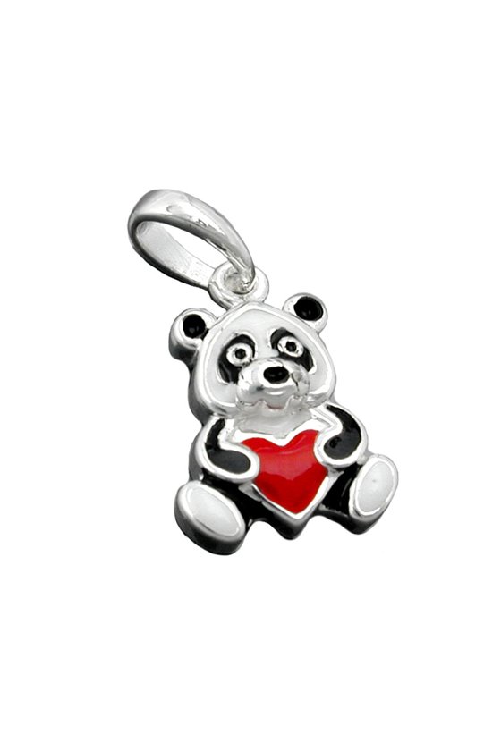 PENDANT COLOURED PANDA SILVER 925