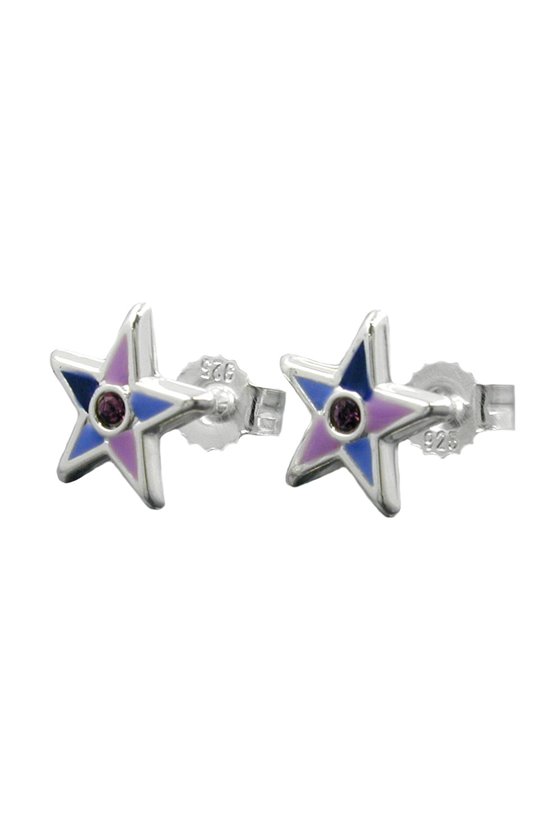 STUD EARRINGS LITTLE STARS SILVER 925