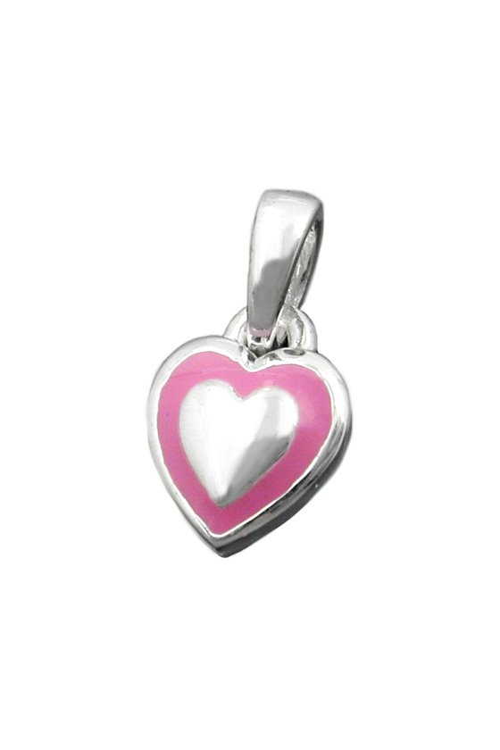 PENDANT LITTLE HEART PINK SILVER 925