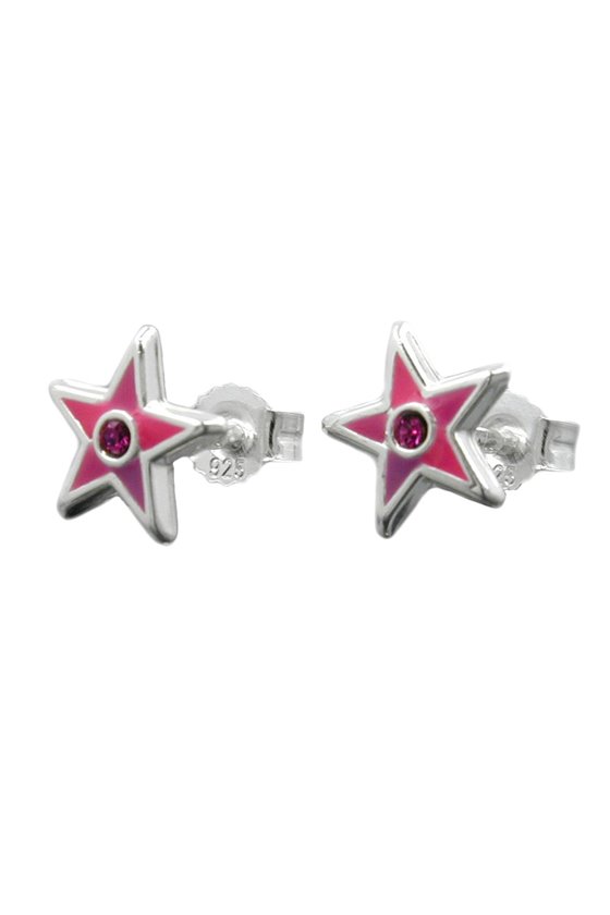 STUD EARRINGS LITTLE STARS SILVER 925