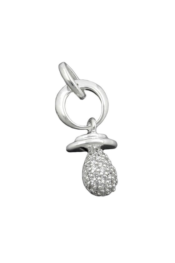 PENDANT PACIFIER ZIRCONIA SILVER 925