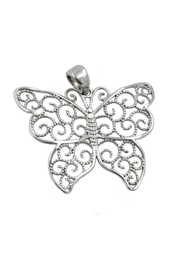 PENDANT BUTTERFLY SILVER 925